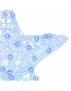 Stella 3D con 50 LED Blu 55 x 53.5 x 10 cm Acrilico 2