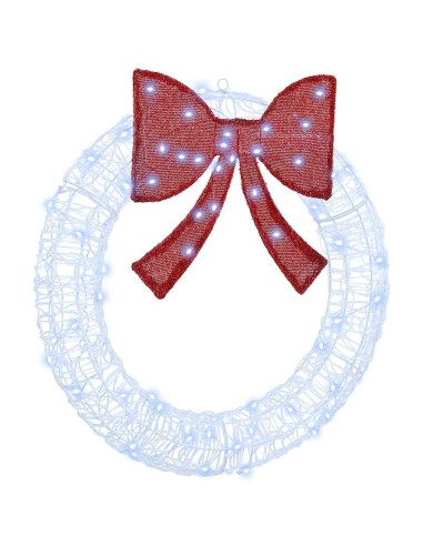 Ghirlanda con luci a strisce a LED Bianco freddo 75 cm Acrilico