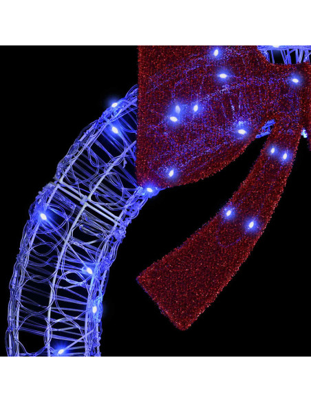 Ghirlanda con luci a strisce a LED Blu 75 cm Acrilico