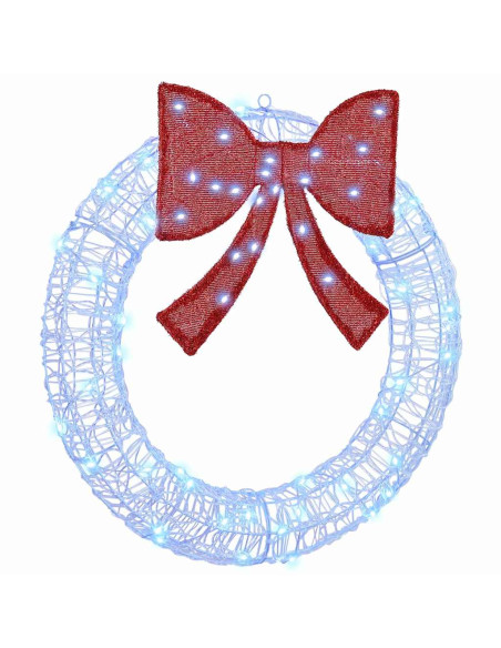 Ghirlanda con luci a strisce a LED Blu 75 cm Acrilico