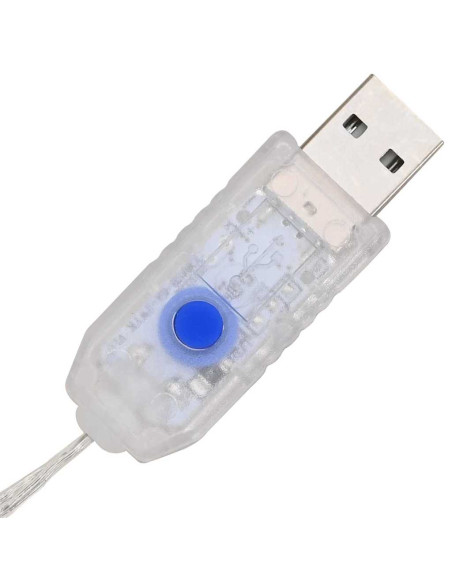 Ghirlanda con luci a strisce a LED Multicolore 75 cm Acrilico