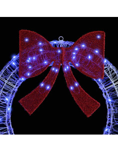 Ghirlanda con luci a strisce a LED Blu 90 cm Acrilico 2