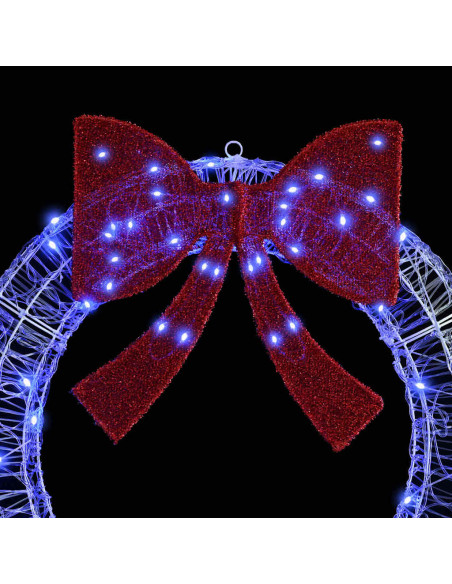 Ghirlanda con luci a strisce a LED Blu 120 cm Acrilico