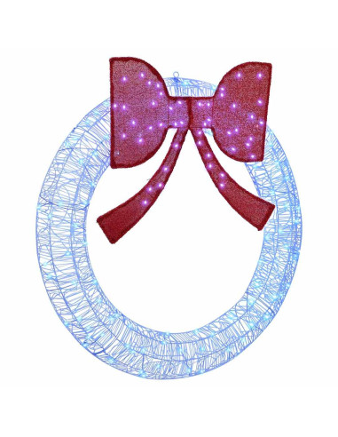 Ghirlanda con luci a strisce a LED Blu 120 cm Acrilico