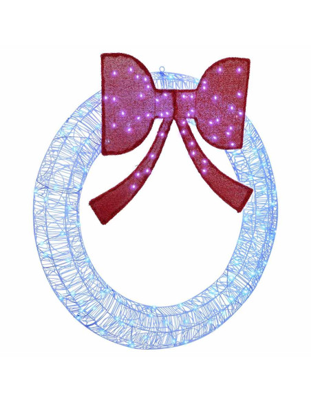 Ghirlanda con luci a strisce a LED Blu 120 cm Acrilico