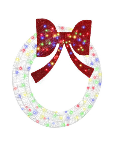 Ghirlanda con luci a strisce a LED Multicolore 120 cm Acrilico