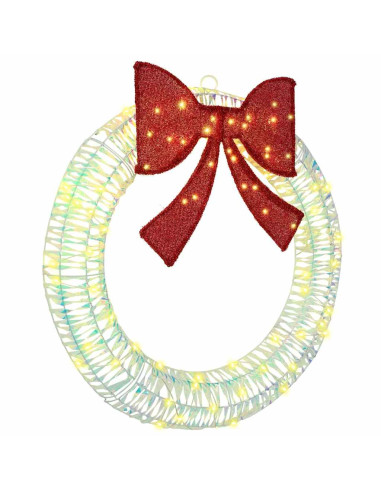 Ghirlanda con 80 LED Bianco caldo 90 cm PET