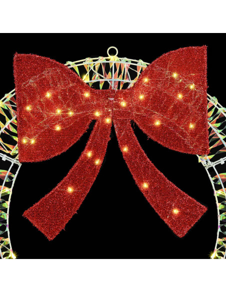 Ghirlanda con 150 LED Bianco caldo 120 cm PET