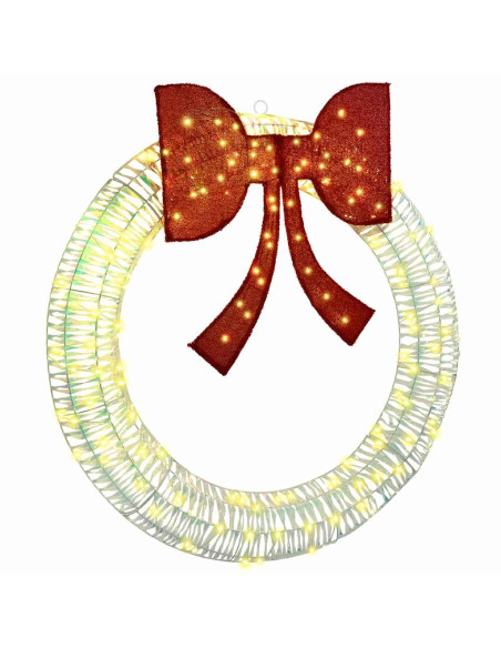 Ghirlanda con 150 LED Bianco caldo 120 cm PET