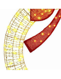 Ghirlanda con 150 LED Bianco caldo 120 cm PET 2