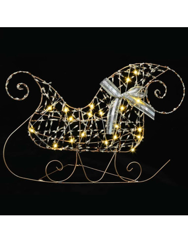 Renne LED con 60 LED 3 pcs Bianco caldo PET