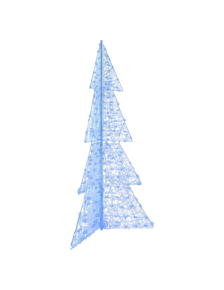 Albero di Natale con 240 LED Blu 180 cm Acrilico
