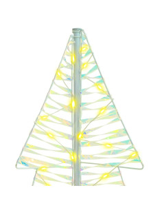 Albero di Natale con 160 LED Bianco caldo 150 cm PET 2