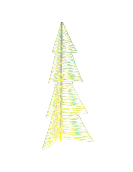 Albero di Natale con 160 LED Bianco caldo 150 cm PET