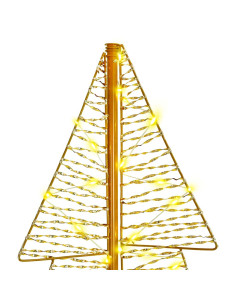 Albero di Natale con 160 LED Bianco caldo 150 cm PET 2