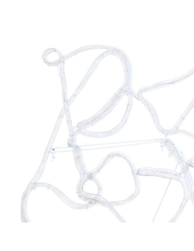 Decorazione di Natale LED Multicolore 69 x 79 cm PVC