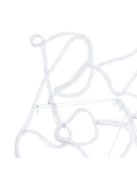 Decorazione di Natale LED Multicolore 69 x 79 cm PVC