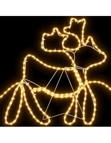 Decorazione di Natale LED Multicolore 69 x 79 cm PVC