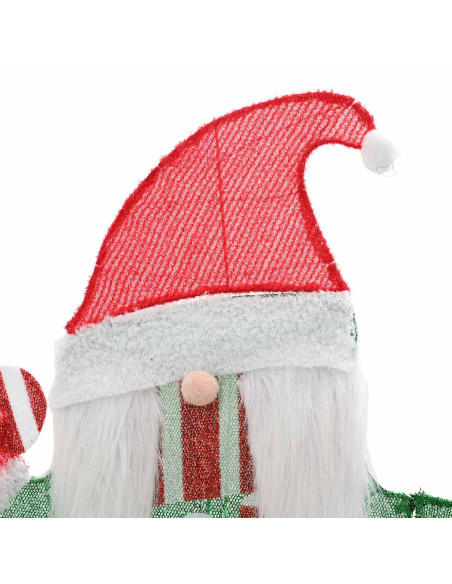 Gnomone Illuminato Bianco caldo 100 x 80 cm Tessuto di Lamè