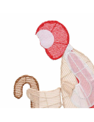 Scena del Presepe Bianco caldo 149 x32 x 127.5 cm Poliestere