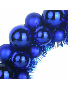 Corone di Palline di Natale 2 pcs Blu 33 x 33 x 7 cm 2