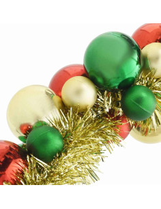 Ghirlanda di Palline di Natale Multicolore 186 cm Polistirolo 2