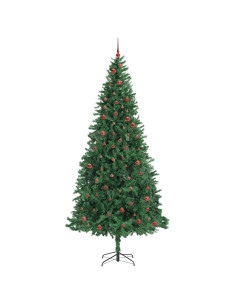 Albero di Natale artificiale con 300 LED Verde 300 cm 2