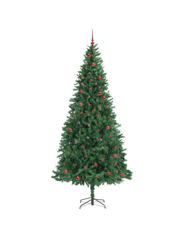 Albero di Natale artificiale con 300 LED Verde 300 cm