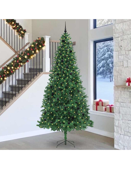 Albero di Natale artificiale con 300 LED Verde 300 cm