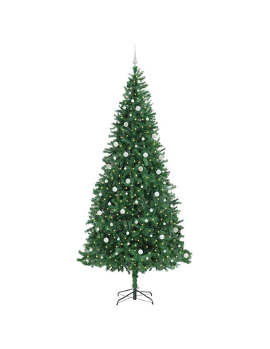 Albero di Natale artificiale con 300 LED Verde 300 cm