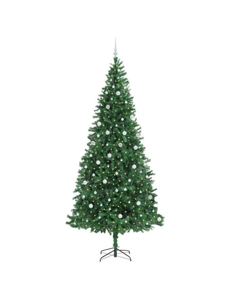 Albero di Natale artificiale con 300 LED Verde 300 cm