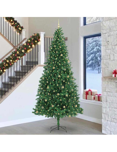 Albero di Natale artificiale con 300 LED Verde 300 cm