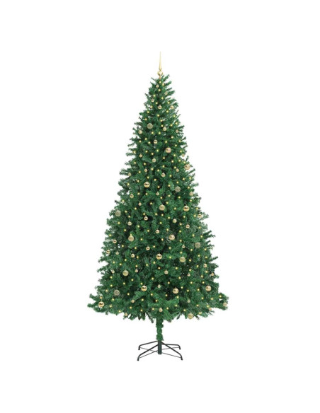 Albero di Natale artificiale con 300 LED Verde 300 cm