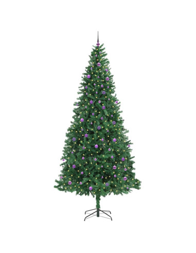 Albero di Natale artificiale con 300 LED Verde 300 cm