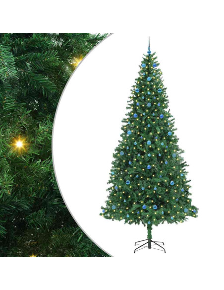 Albero di Natale artificiale con 300 LED Verde 300 cm