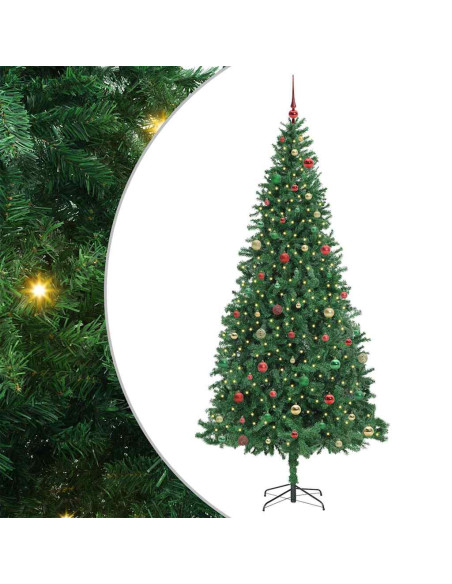 Albero di Natale artificiale con 300 LED Verde 300 cm