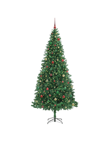 Albero di Natale artificiale con 300 LED Verde 300 cm