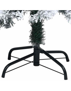 Albero di Natale con luci a corde decorative Bianco 300 cm PVC 2