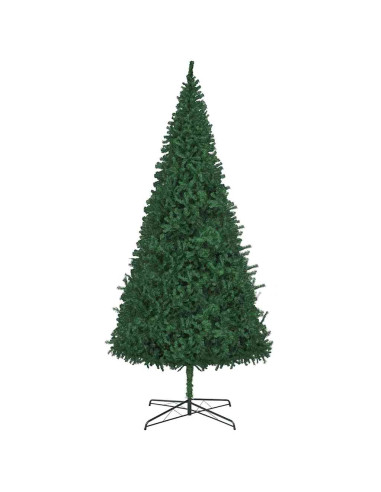 Albero di Natale con luci a corde decorative Verde 400 cm PVC