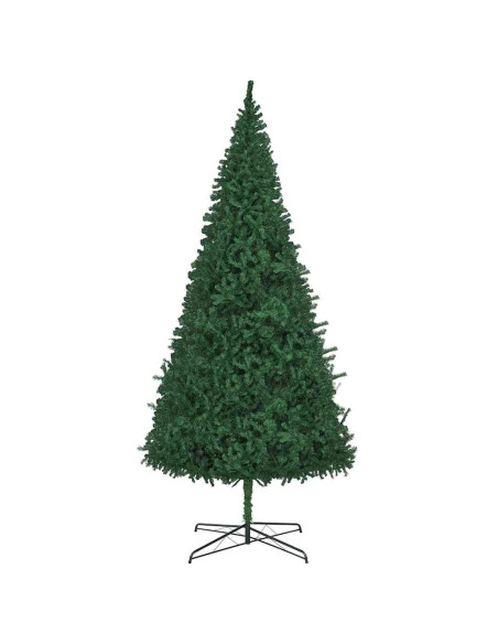 Albero di Natale con luci a corde decorative Verde 400 cm PVC