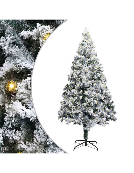 Albero di Natale artificiale pre-illuminato con set di palline