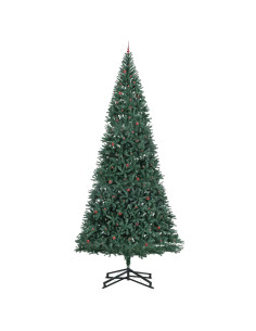 Albero di Natale Artificiale Pre-illuminato con Set di Palline 2