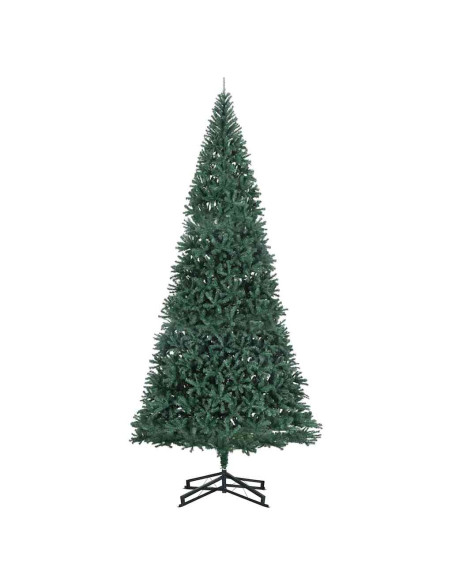 Albero di Natale Artificiale Pre-illuminato con Set di Palline