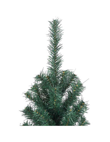 Albero di Natale Artificiale Pre-illuminato con Set di Palline