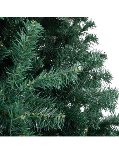 Albero di Natale Artificiale Pre-illuminato con Set di Palline