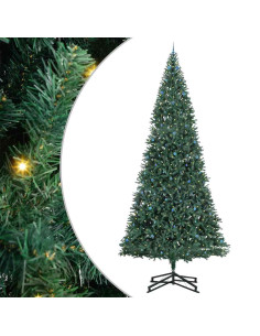 Albero di Natale Artificiale Pre-illuminato con Set di Palline 2
