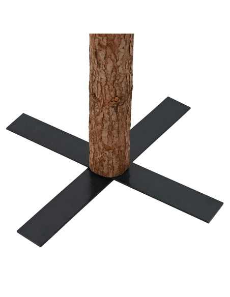 Albero di Natale snodato con 150 LED con supporto Verde 150 cm