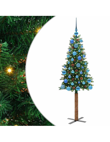 Albero di Natale snodato con 150 LED con supporto Verde 150 cm