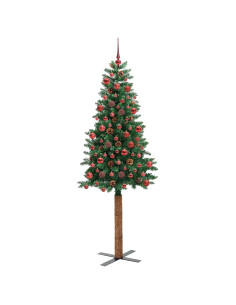 Albero di Natale snodato con 300 LED con supporto Verde 180 cm 2