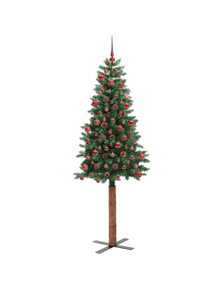 Albero di Natale snodato con 300 LED con supporto Verde 180 cm